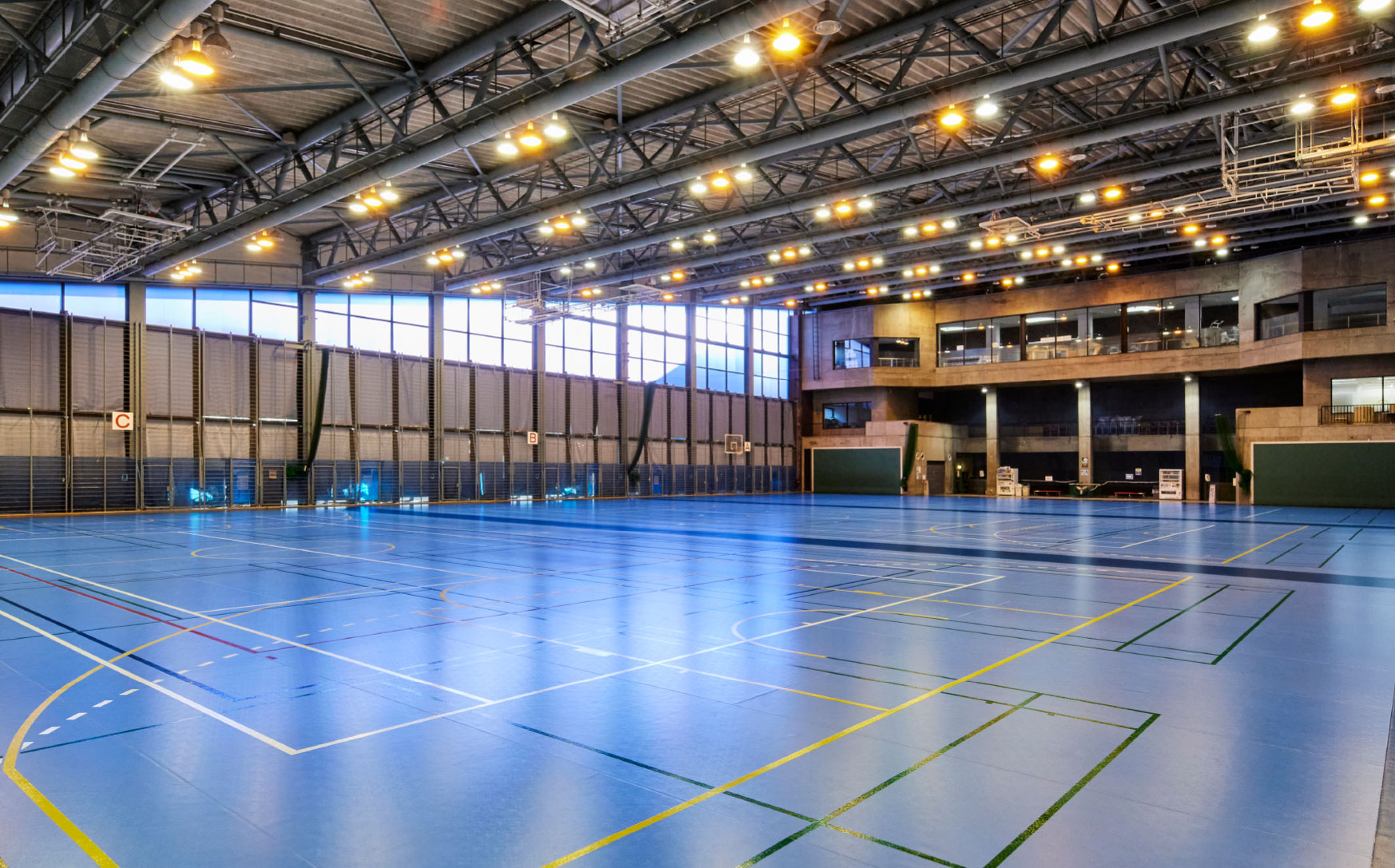 Indoor sports court